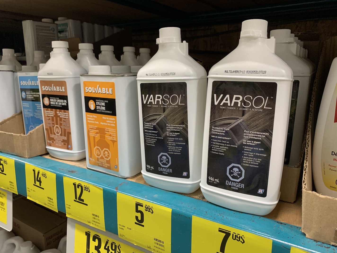 Diluant à peinture Varsol de RECOCHEM